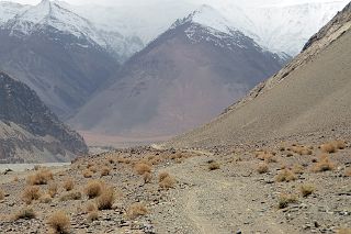 06 The Trail From Yilik Village Is A Dirt Road On The Beginning Of Trek To K2 North Face In China.jpg